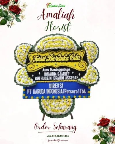 Papan Bunga Duka di Untia