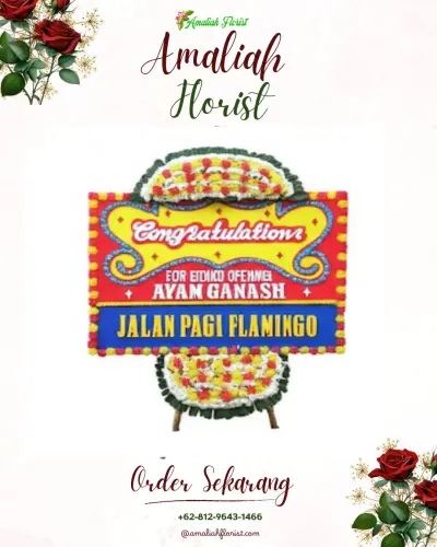 Bunga Papan Congratulation di Untia
